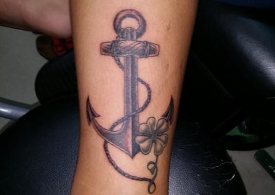 anchor_clover_tattoo